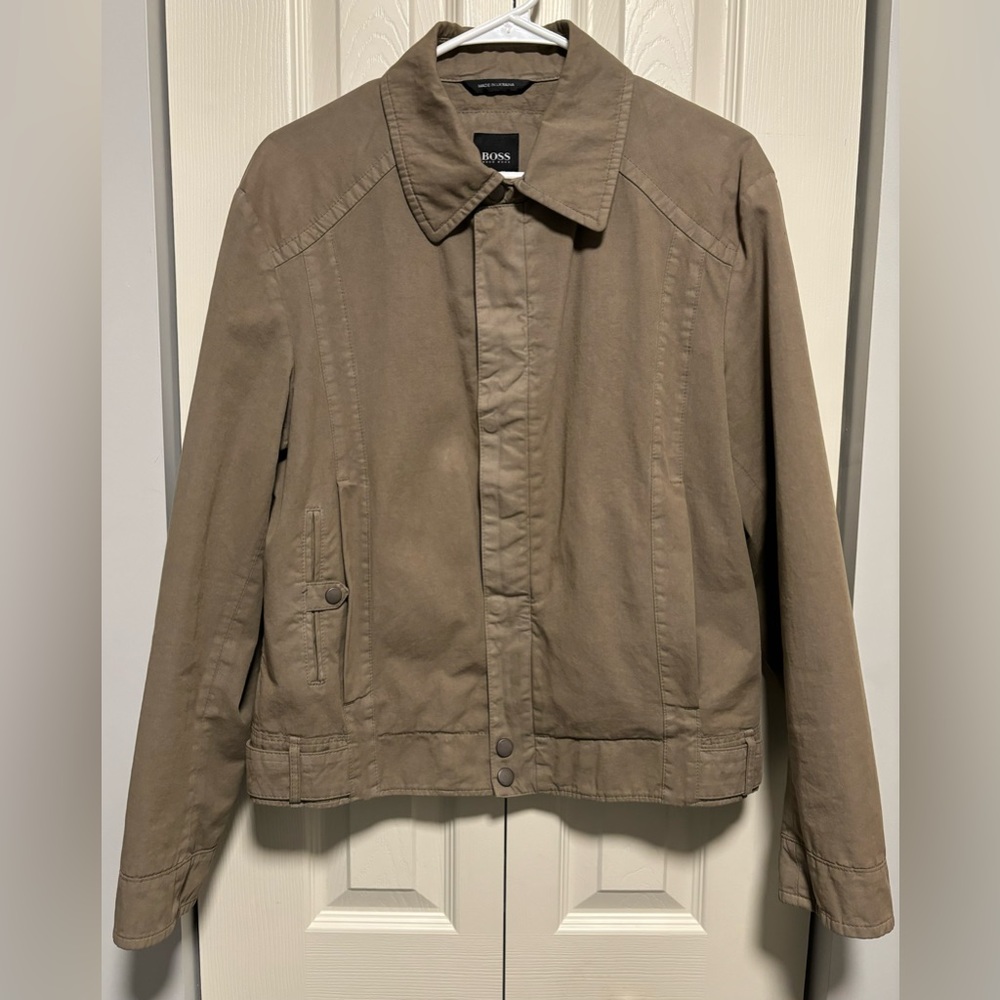Hugo  Boss Men’s Khaki Jacket